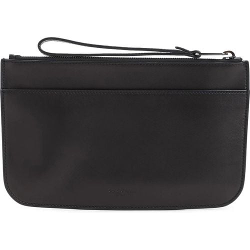 Pochettes - Black Lamb Leather Pouch - Gr. unisize - in - für Damen - Giorgio Armani - Modalova