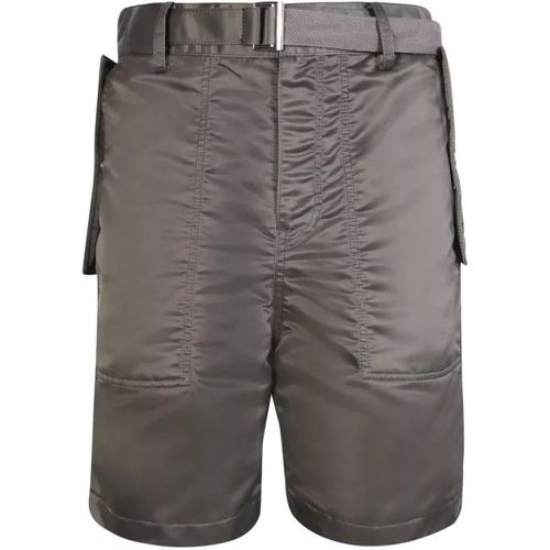 Nylon Khaki Shorts - Größe 1 - gray - Sacai - Modalova