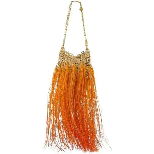 Hobo Bags - Gradient Fringes Bag - Raphia - Gr. unisize - in - für Damen - Paco Rabanne - Modalova