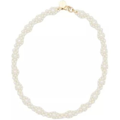 Halskette - Crystal Daisy Chain Necklace - Gr. unisize - in Weiß - für Damen - Simone Rocha - Modalova