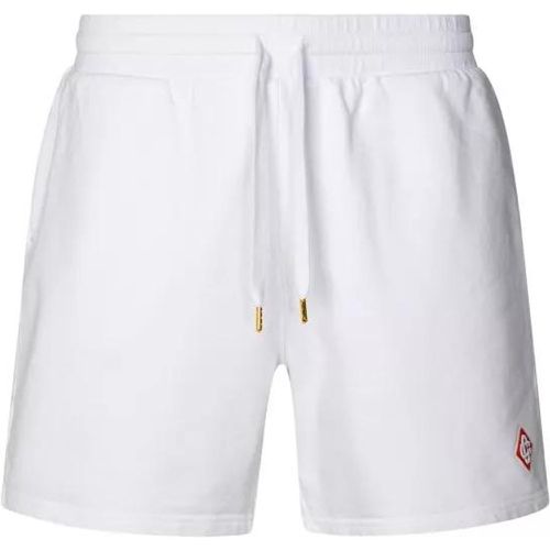 White Organic Cotton Bermuda Shorts - Größe S - white - Casablanca - Modalova