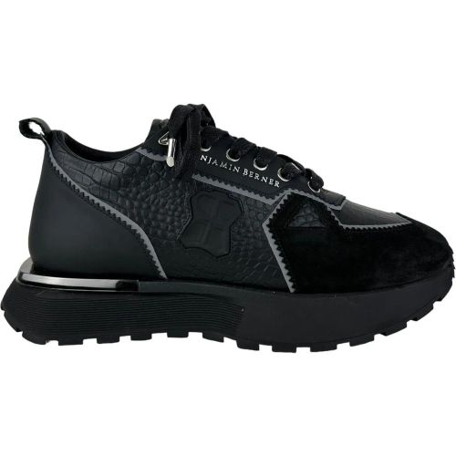 Low-Top Sneaker - Heren Sneakers Zwart BNJ0151/BLACK - Gr. 42 (EU) - in - für Damen - BENJAMIN BERNER - Modalova