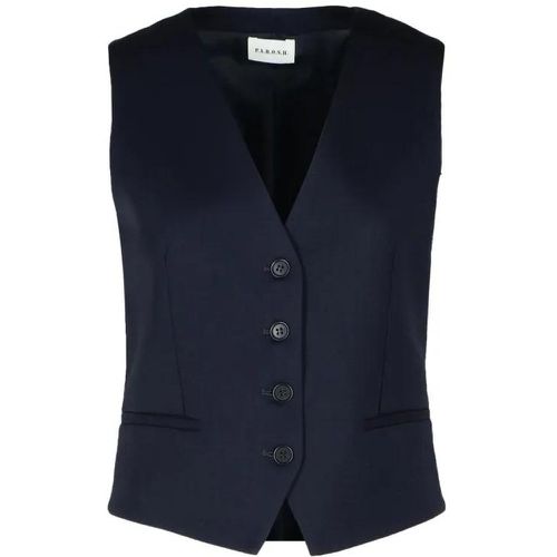 Liliux' Blue Virgin Wool Blend Vest - Größe M - P.A.R.O.S.H. - Modalova