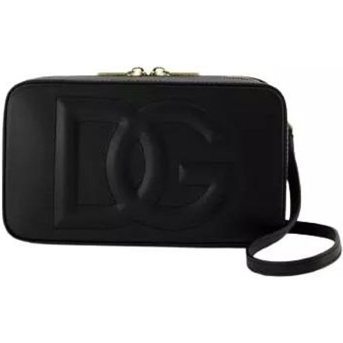 Shopper - Dg Logo Camera Crossbody - Black - Leather - Gr. unisize - in - für Damen - Dolce&Gabbana - Modalova