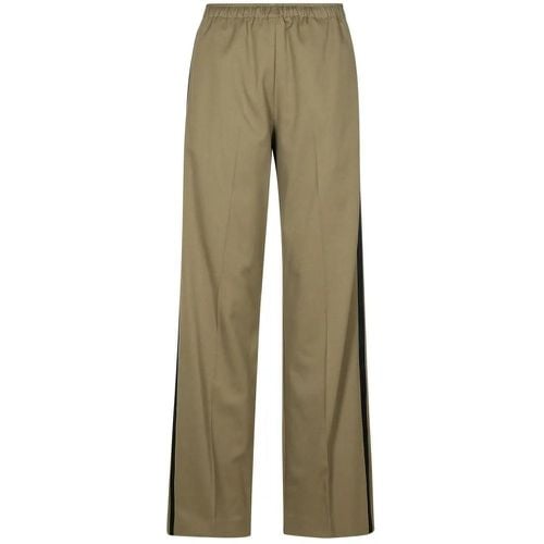 Green Polyester Blend Trousers - Größe 38 - MM6 Maison Margiela - Modalova