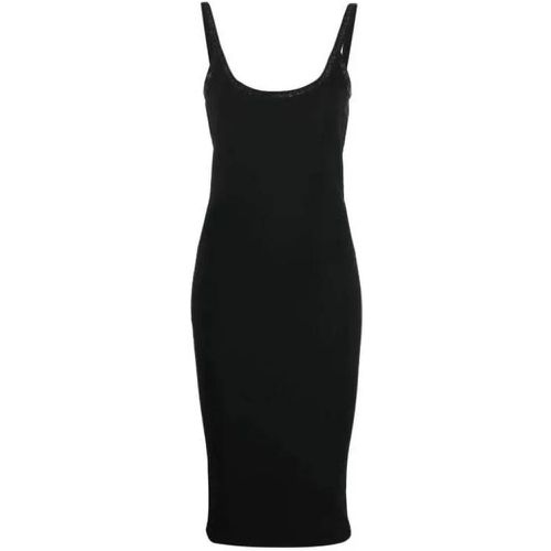 Crystal-Embellished Jersey Dress - Größe S - black - alexander wang - Modalova
