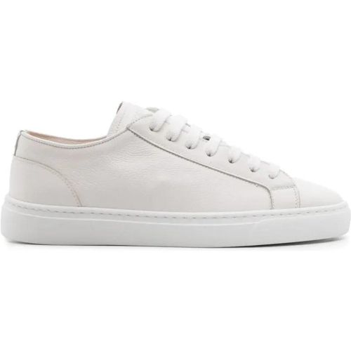 Low-Top Sneaker - Logo-Debossed Leather Snekaers - Gr. 38,5 (EU) - in - für Damen - Doucal's - Modalova