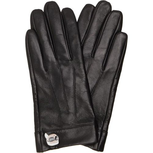 Handschuhe - K/Ikonik 2.0 Leather Ff Glove - Gr. L - in - für Damen - Karl Lagerfeld - Modalova