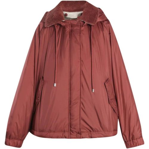 Coats Dark Red - Größe 38 - Max Mara - Modalova