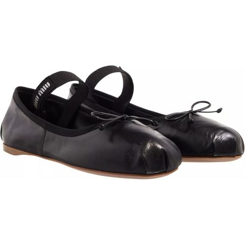 Loafer - Leather Ballerinas - Gr. 38 (EU) - in - für Damen - Miu Miu - Modalova