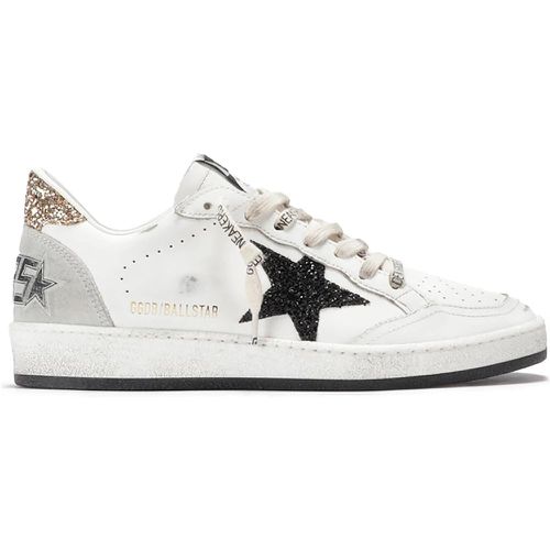 Low-Top Sneaker - White Ball Star Leather Sneakers - Gr. 35 (EU) - in - für Damen - Golden Goose - Modalova