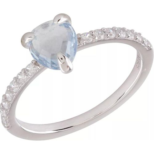 Ring - Amoretti Ring Crystal Drop - Gr. 54 - in Silber - für Damen - Little Luxuries - Modalova