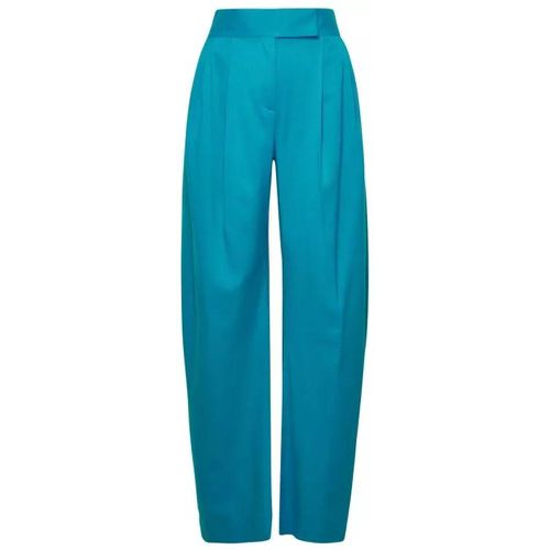 Gary Light Blue Wool Trousers - Größe 38 - blue - The Attico - Modalova
