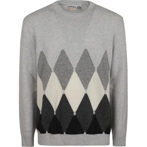 Diamond Pattern Cashmere Sweater - Größe 50 - Ballantyne - Modalova