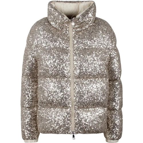 Short Embroidered Anternes Down Jacket - Größe 0 - Moncler - Modalova