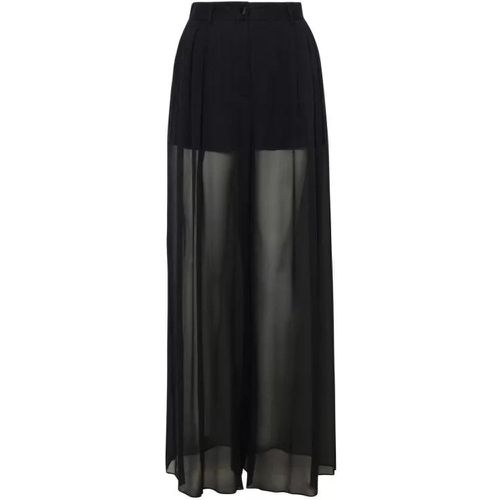 Black Silk Pants - Größe 42 - black - Dolce&Gabbana - Modalova