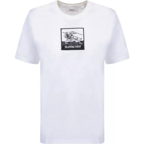 Ekd White T-Shirt - Größe XS - weiß - Burberry - Modalova