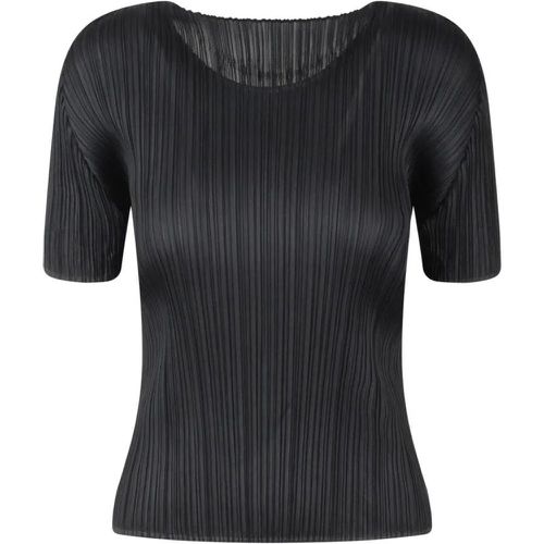 Pleated T-Shirt - Größe 5 - ISSEY MIYAKE PLEATS PLEASE - Modalova