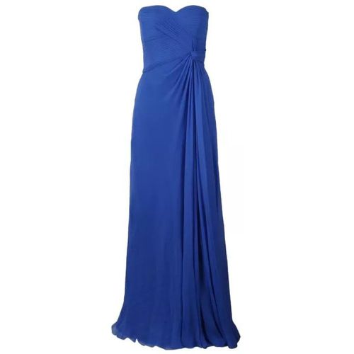 Organic Chiffon Long Dress - Größe 40 - blue - alberta ferretti - Modalova