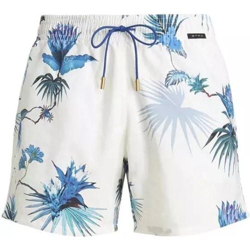 White Nylon Beach Shorts - Größe L - white - ETRO - Modalova