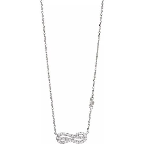 Halskette - Sterling Station Necklace - Gr. unisize - in Silber - für Damen - Emporio Armani - Modalova