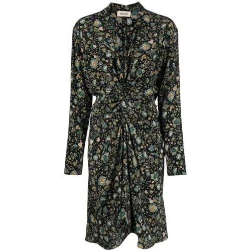 Rozo Floral-Print Silk Dress - Größe M - Zadig & Voltaire - Modalova