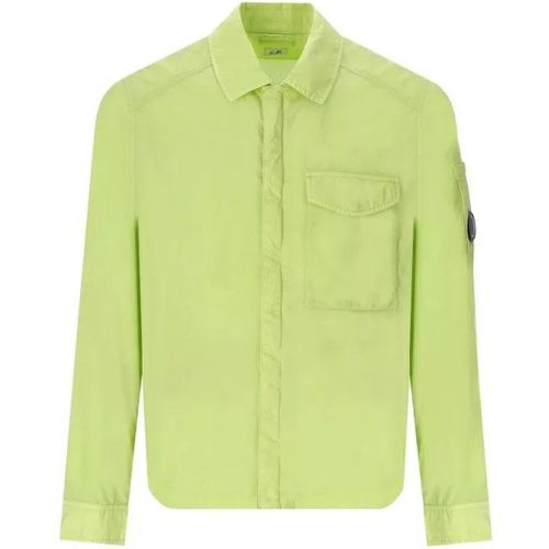 Chrome-R Pocket White Pear Overshirt - Größe L - green - CP Company - Modalova