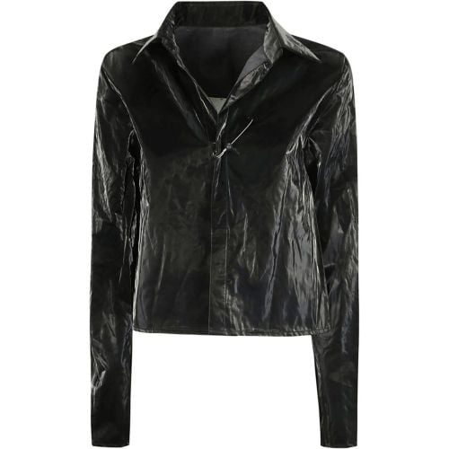 Black Shiny Jacket - Größe 1 - Maria Calderara - Modalova