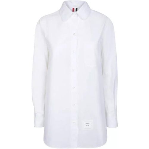 Cross-Strap Belted Waist Shirt - Größe 40 - weiß - Thom Browne - Modalova