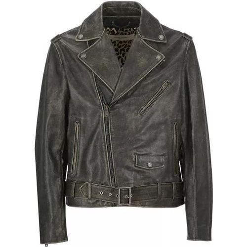 Chiodo Leather Jacket - Größe 50 - Golden Goose - Modalova