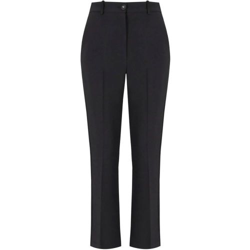 Black Smoking Trouser Black - Größe 38 - Elisabetta Franchi - Modalova