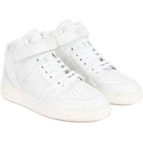 Sneakers - Optical White Leather Jefferson Sneakers - Gr. 43,5 (EU) - in - für Damen - Saint Laurent - Modalova