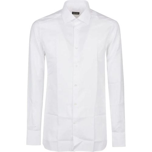 Long Sleeve Shirt White - Größe 44 - Zegna - Modalova