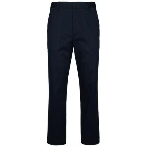 Navy Cotton Trousers - Größe 50 - blau - Moncler - Modalova