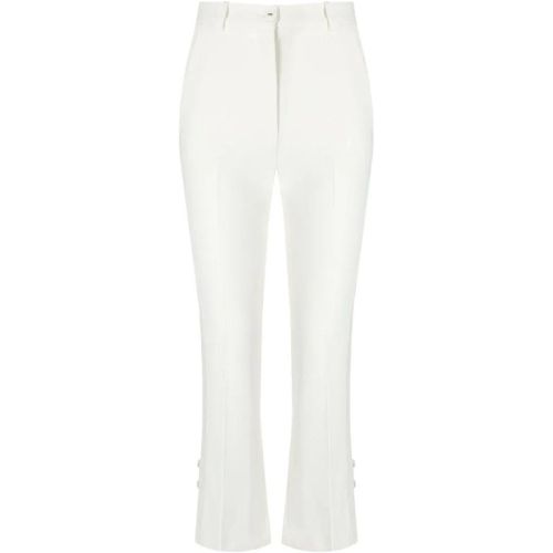 Ivory Smoking Trouser - Größe 40 - Elisabetta Franchi - Modalova