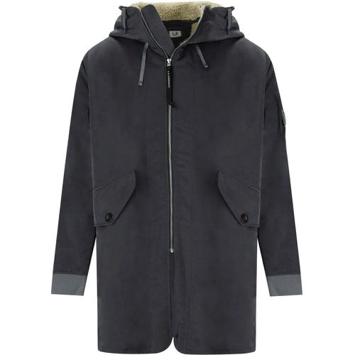 C.P. COMPANY NYLON-B BLACK SAND PARKA - Größe M - CP Company - Modalova