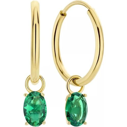 Ohrringe - Baguette Olivia 14 karat hoop earrings - Gr. unisize - in Mehrfarbig - für Damen - Isabel Bernard - Modalova