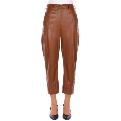 Trousers Leather Brown - Größe S - Max Mara - Modalova