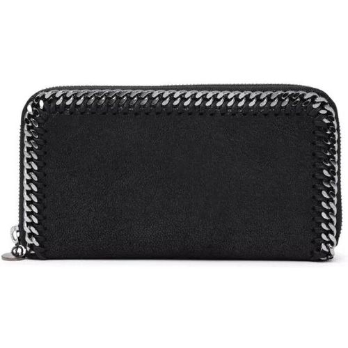 Portemonnaie - Black Zip Wallet - Gr. unisize - in - für Damen - Stella Mccartney - Modalova