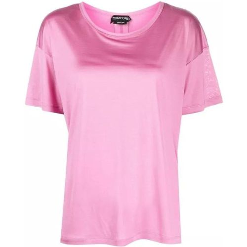 Pink T-Shirt - Größe 42 - pink - Tom Ford - Modalova