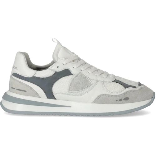 Low-Top Sneaker - Olympique Low White Grey Sneaker White - Gr. 40 (EU) - in - für Damen - Philippe Model - Modalova