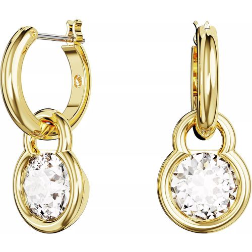 Ohrringe - Dextera drop earrings, Round cut - Gr. unisize - in Weiß - für Damen - Swarovski - Modalova