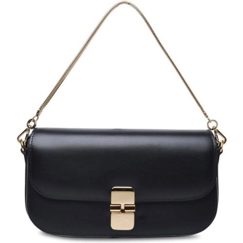 Shopper - 'Grace' Black Leather Bag - Gr. unisize - in - für Damen - A.P.C. - Modalova