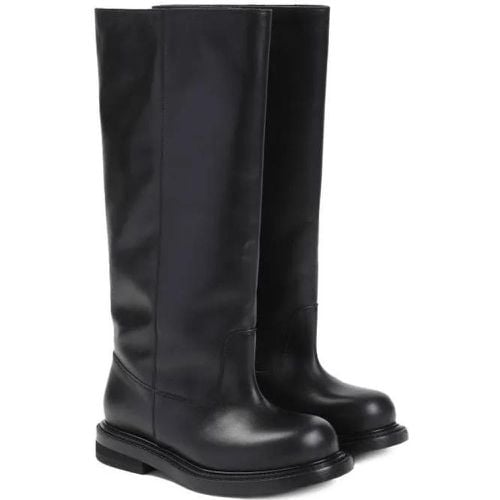 Boots & Stiefeletten - Black Leather Boots - Gr. 37 (EU) - in - für Damen - Moschino - Modalova