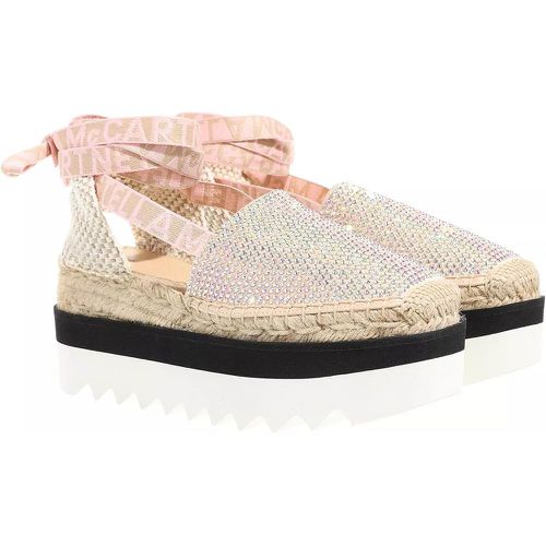 Espadrilles - Gaia Embellished Ankle Strap Platform Espadrilles - Gr. 39 (EU) - in - für Damen - Stella Mccartney - Modalova