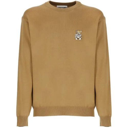 Brown Teddy Bear Sweater - Größe 48 - Moschino - Modalova