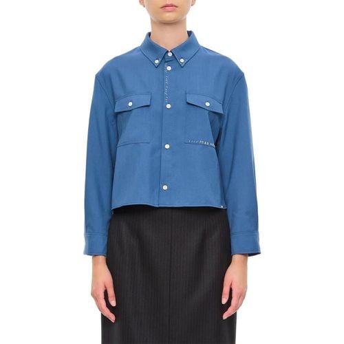 Cropped Wool Shirt - Größe 40 - Marni - Modalova