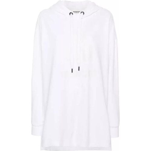 Shannon Logo-Printed Hoodie - Größe 38 - white - Etoile Isabel Marant - Modalova