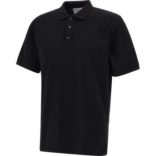 Polo shirt with allover logo - Größe L - Iceberg - Modalova