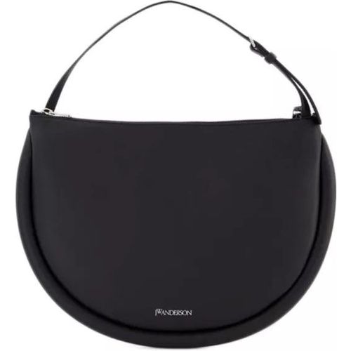 Shopper - Medium Bumper-Moon Hobo Bag - Black - Leather - Gr. unisize - in - für Damen - J.W.Anderson - Modalova